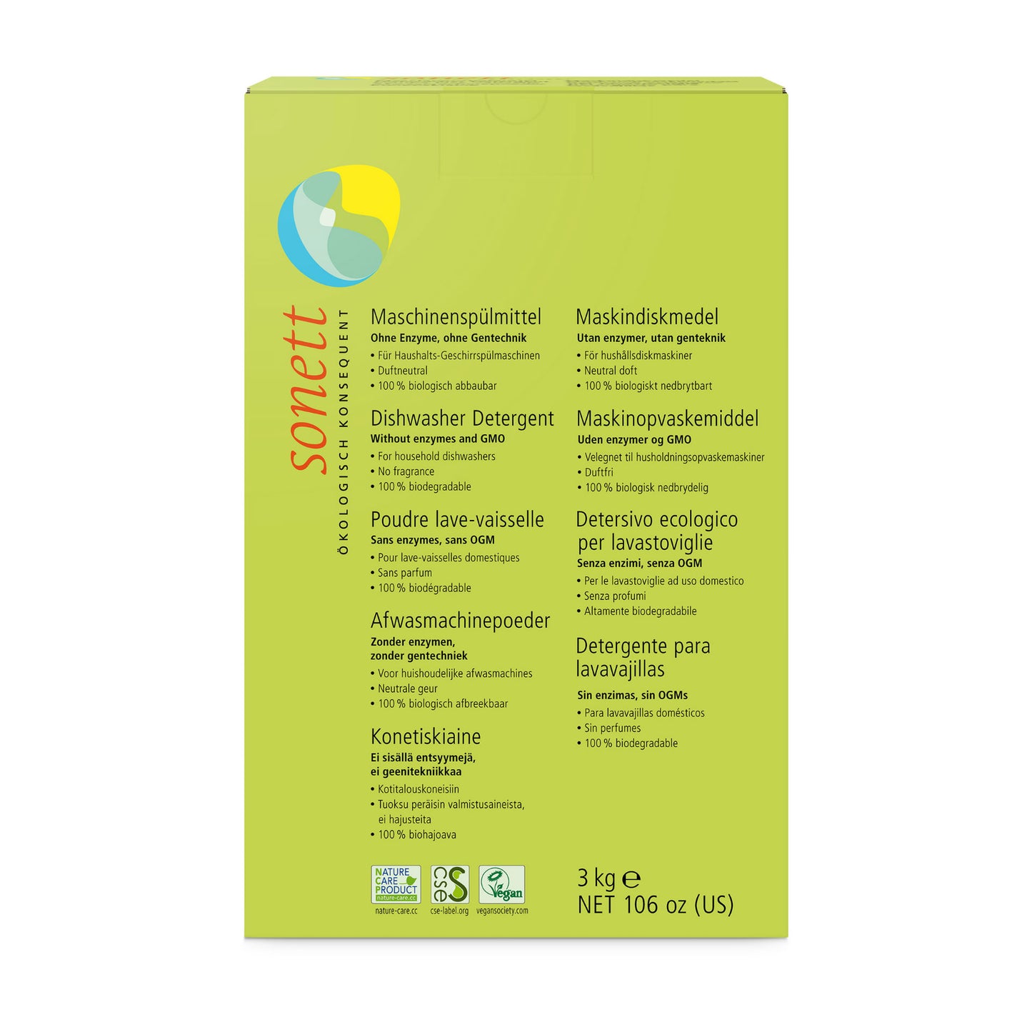 SONETT Maschinenspülmittel Pulver