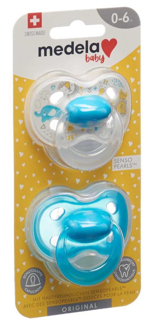 MEDELA Baby Nuggi Original 0-6 Blau