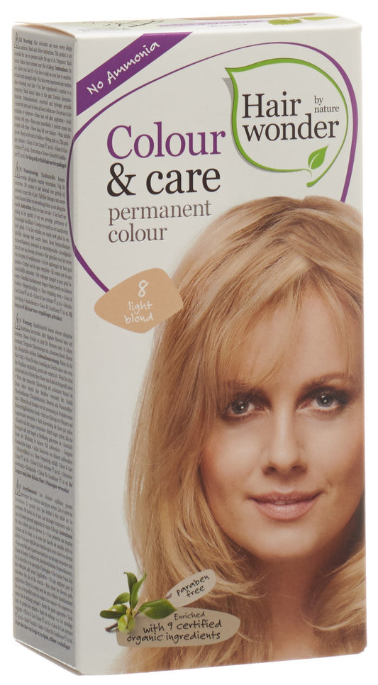 HENNA Hairwonder Colour & Care 8 hell blond