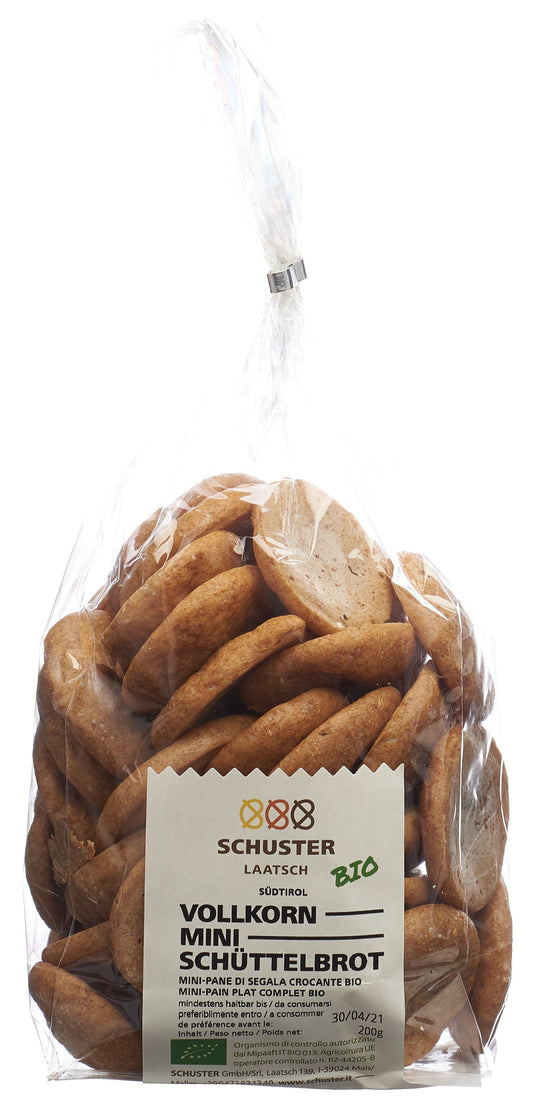 SCHUSTER Schüttelbrot Mini Vollkorn Bio