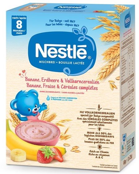NESTLE Milchbrei Bana Erdb&Vollkorncer 8M