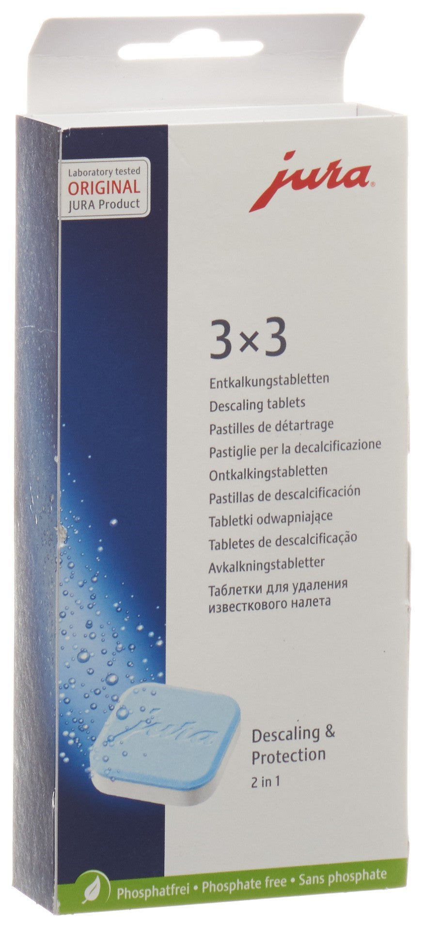 JURA Entkalkungstabletten Pack für 3 Entkalkungen