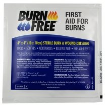 BURNFREE Wundauflage 10x10cm steril mit Gel