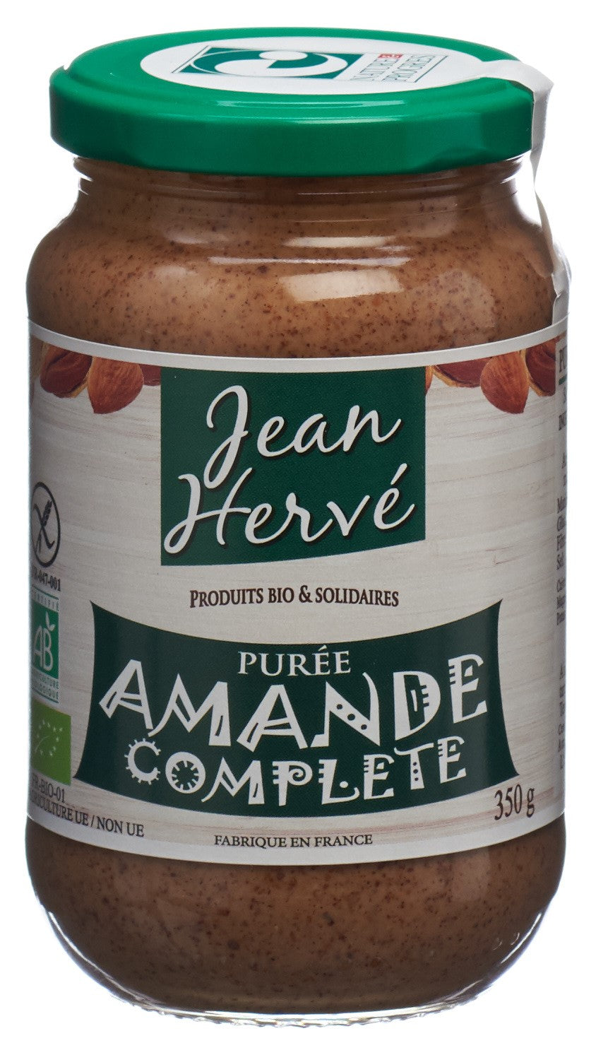 JEAN HERVE purée d'amande complète bio
