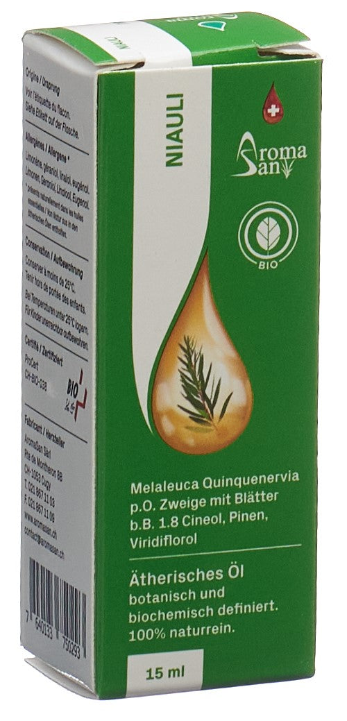 AROMASAN Niauli Äth/Öl in Schachtel Bio