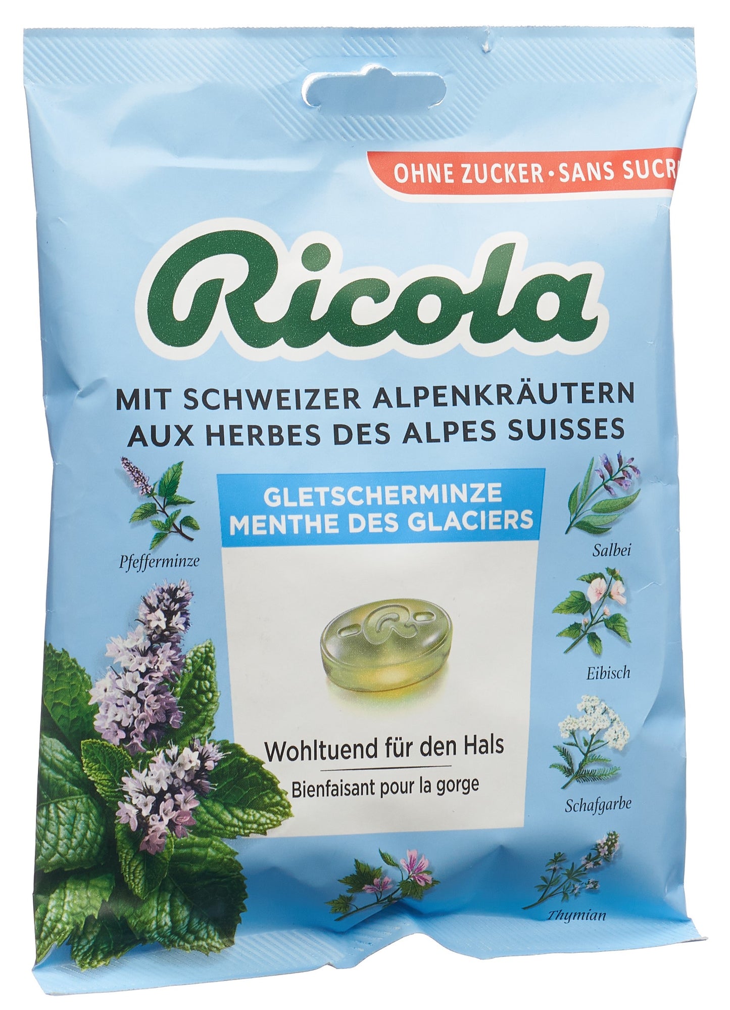 RICOLA Gletscherminze Bonb oZ m Stevia