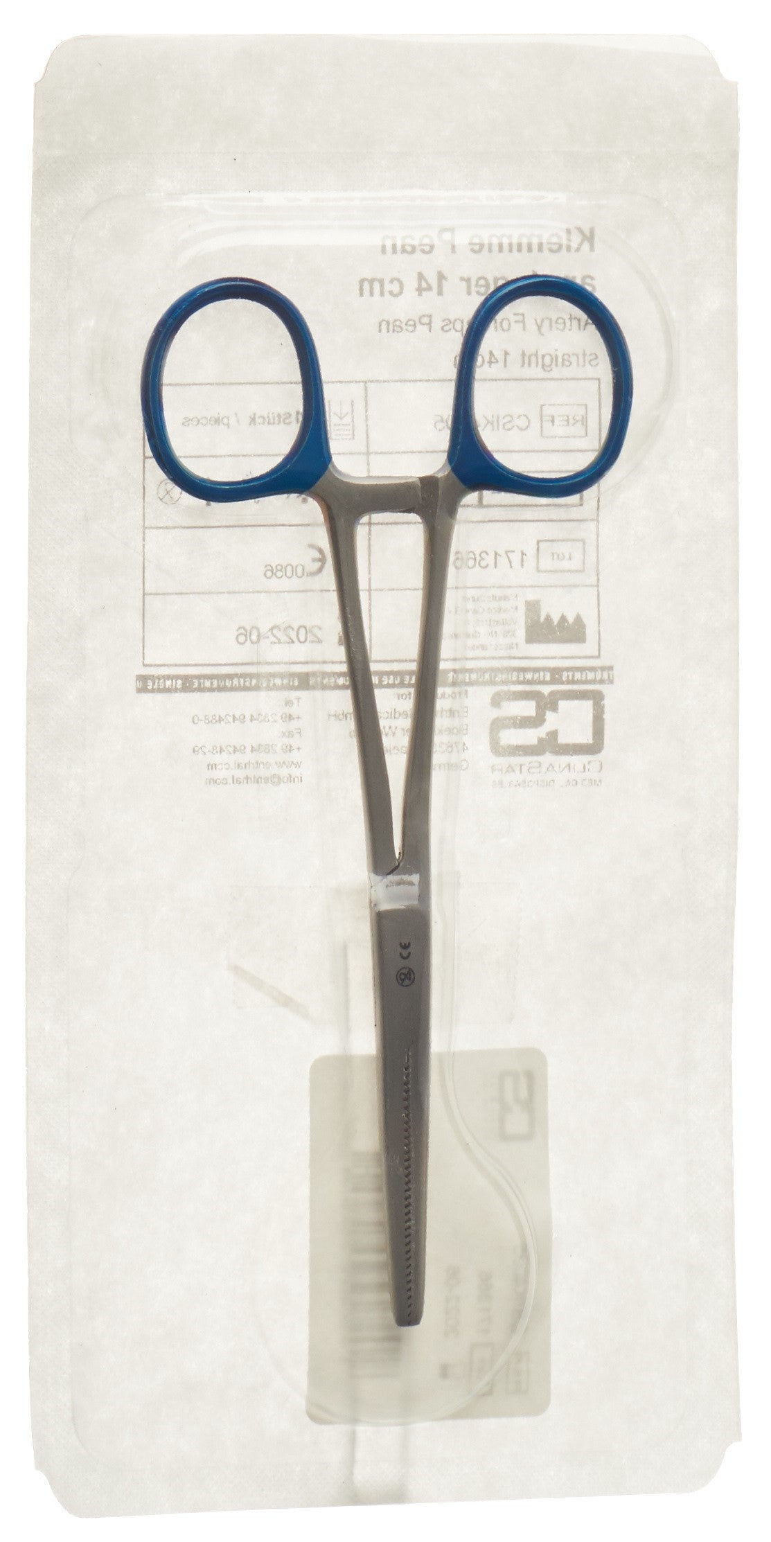 CLINA STAR Klemme Pean 14cm anat ger ster