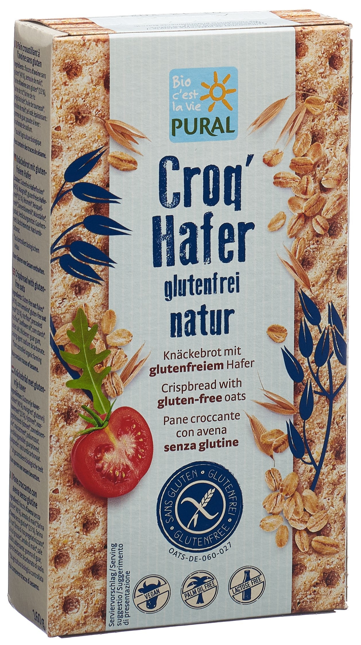 PURAL Croq'Hafer Natur glutenfrei