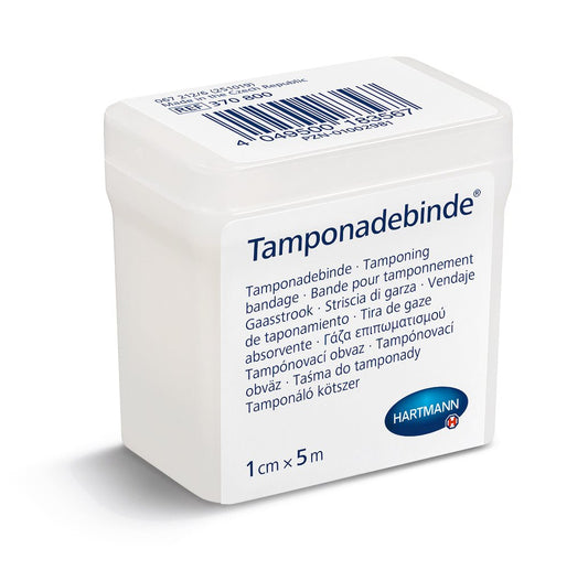 DERMAPLAST Tamponadebinde 1cmx5m steril