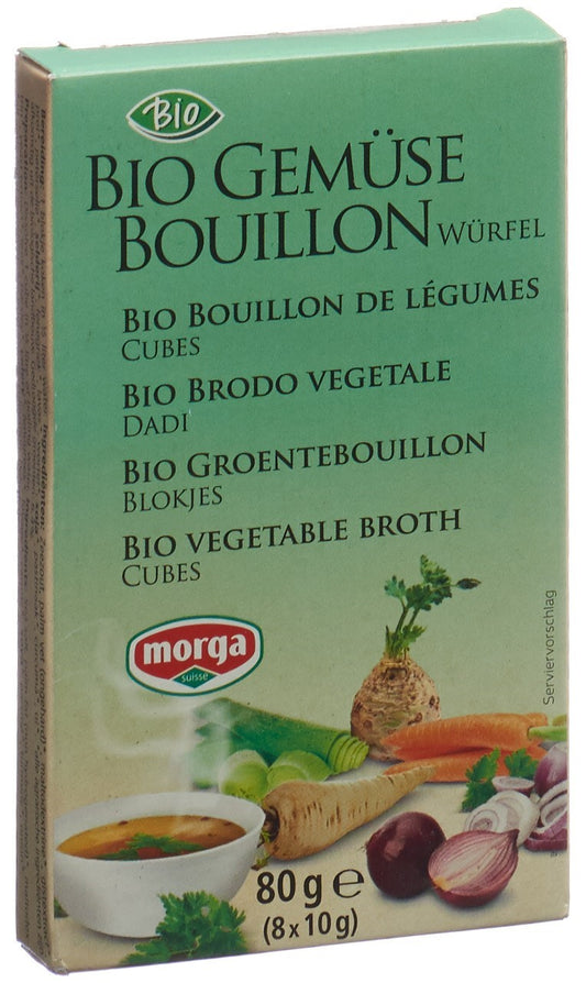 MORGA Gemüse Bouillon Würfel Bio