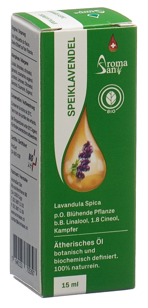 AROMASAN Speiklavendel Äth/Öl BIO Schachtel