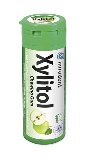 MIRADENT Xylitol Kaugummi Kids Apfel