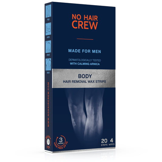 NO HAIR CREW Kaltwachsstreifen Männer