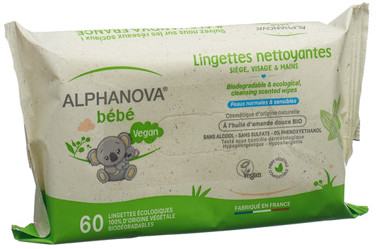 ALPHANOVA BB Pflegetücher Mandelöl Bio