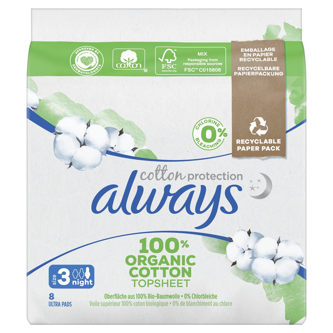 ALWAYS Ultra Binde Cot Protect Night Flügel