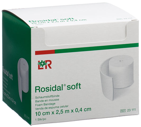 ROSIDAL soft Schaumstoffbinde 2.5mx10cmx0.4cm