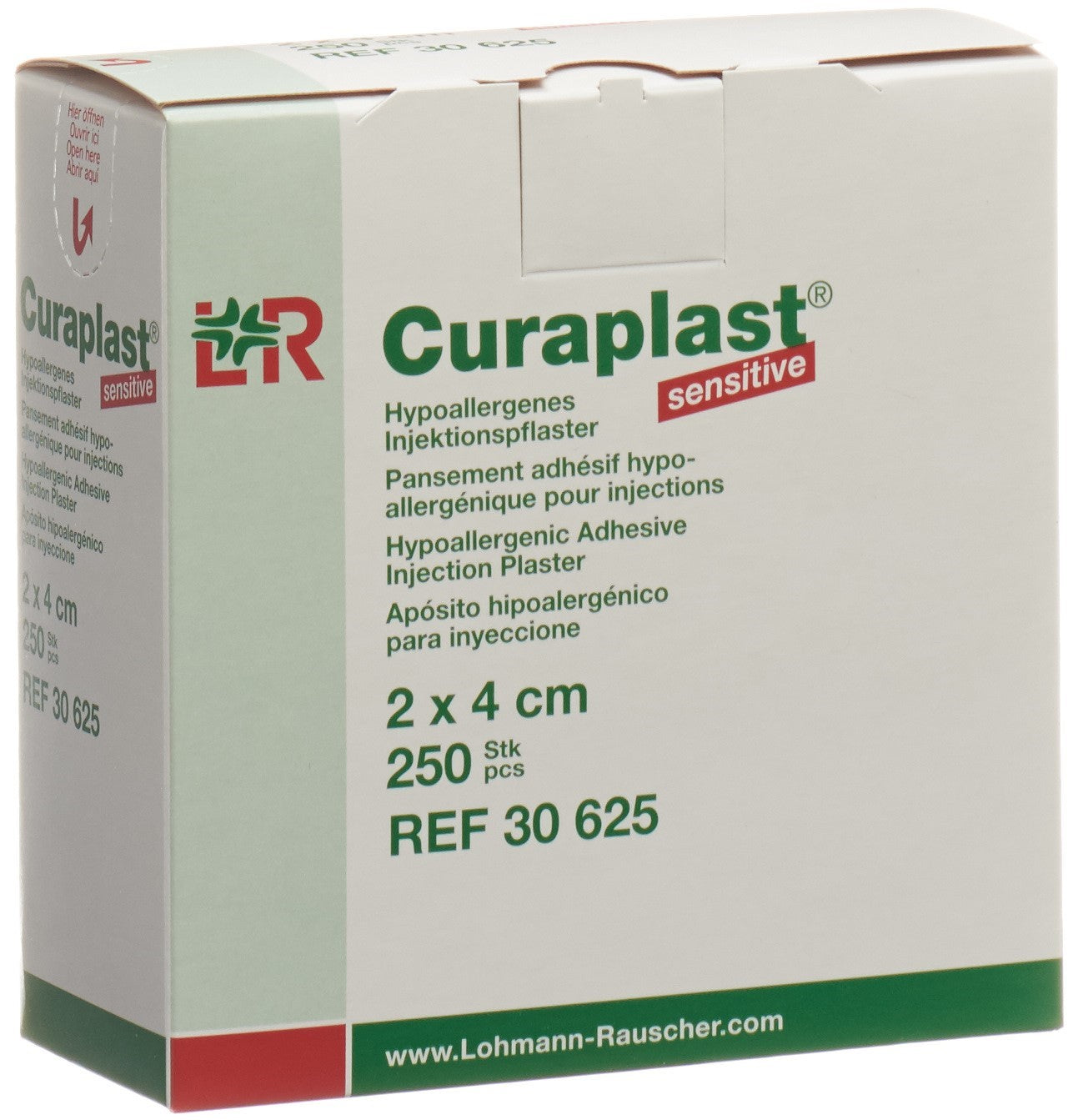 CURAPLAST Sensitive Injektionspfl 2cmx4cm