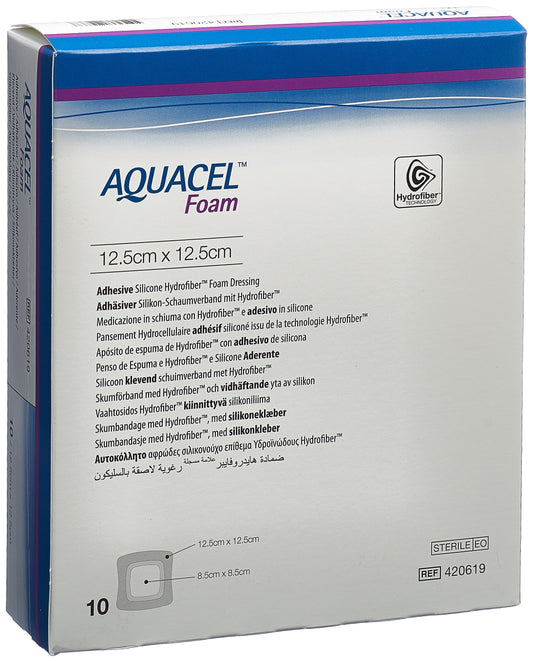 AQUACEL FOAM adhäsiv 12.5x12.5cm