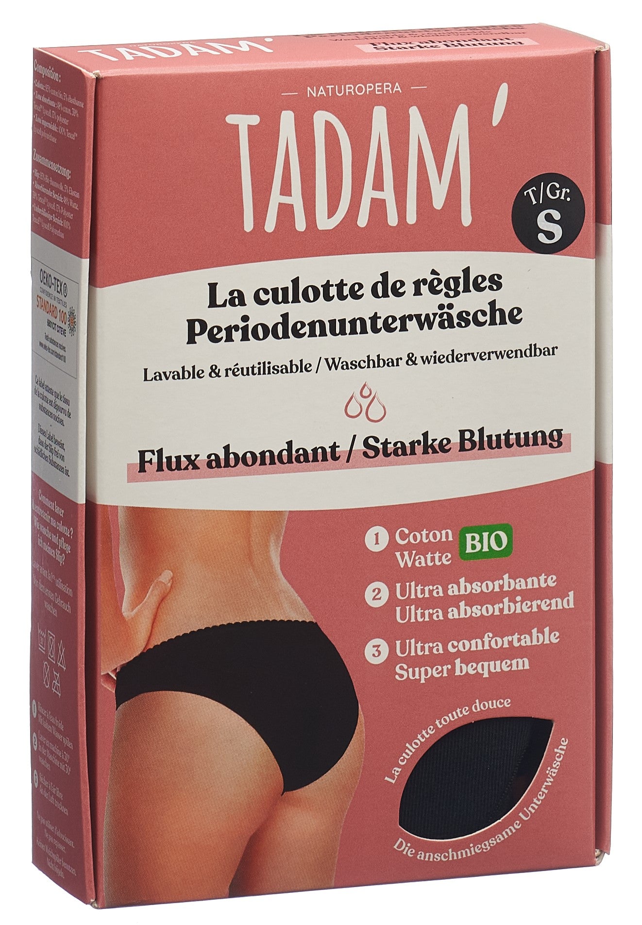 TADAM Periodenunterwäsche starke Blut S