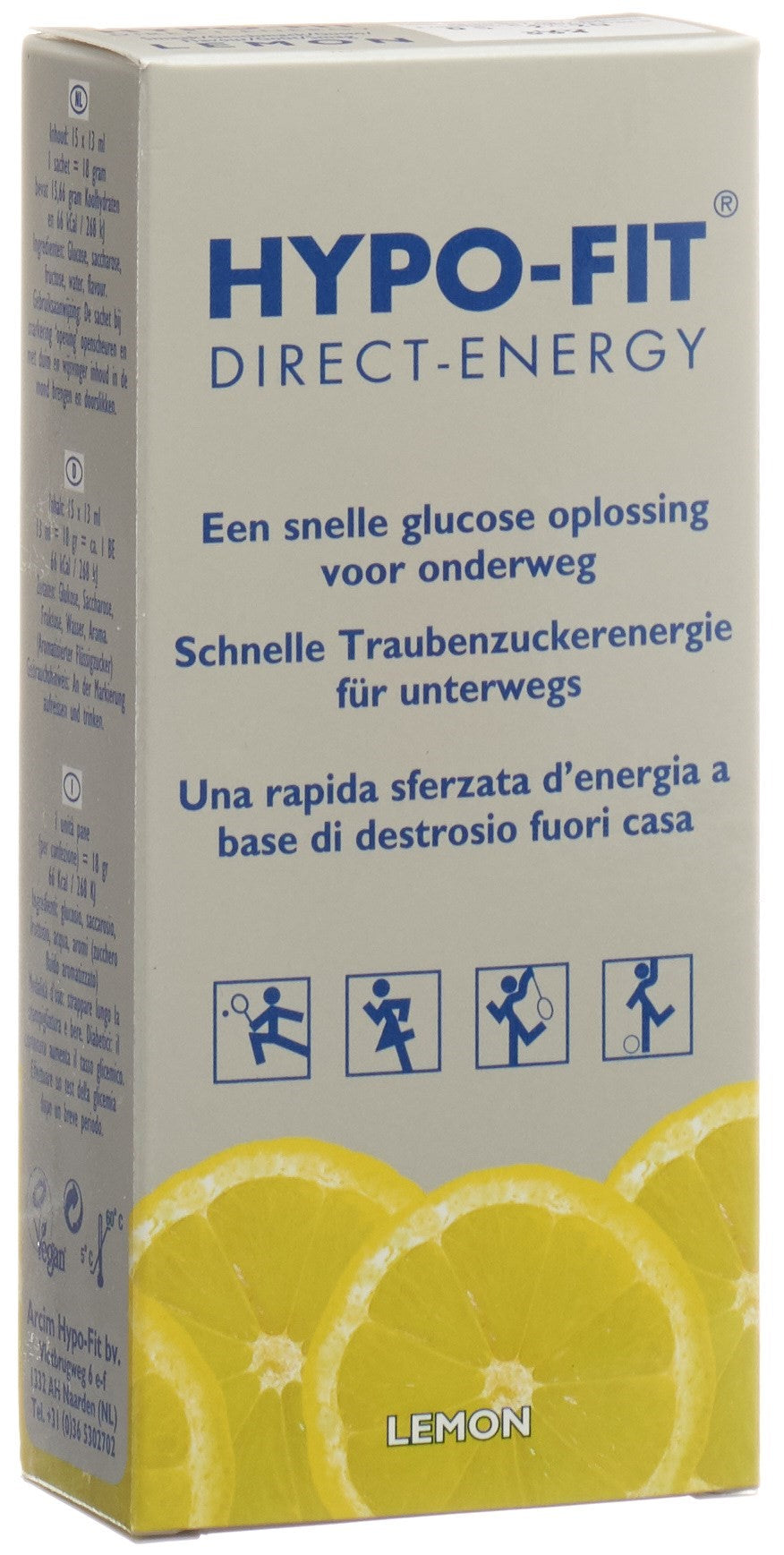HYPO-FIT Flüssigzucker Lemon