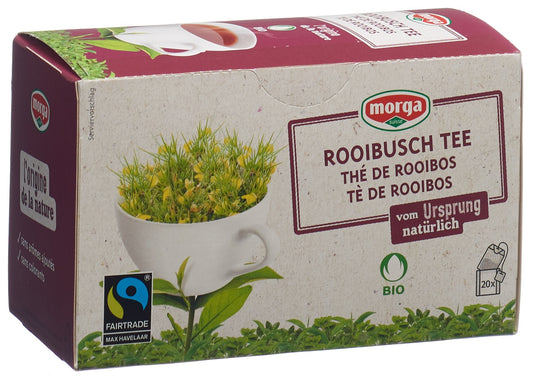 MORGA Rooibusch Tee m/H Bio Fairtrade Knos