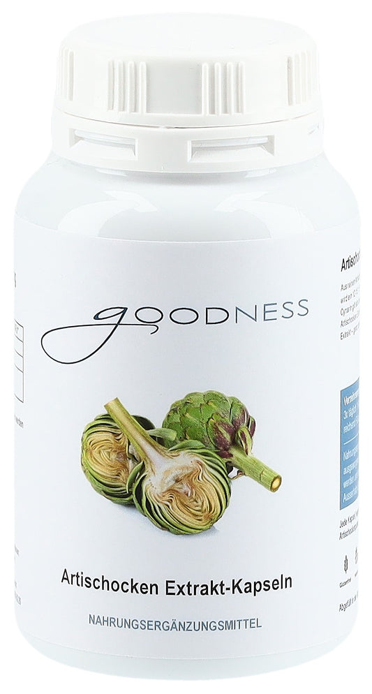 GOODNESS Artischocken Kaps 400 mg mit Cyn