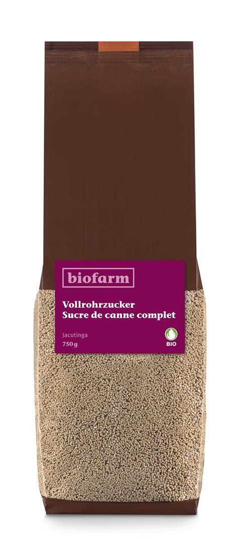 BIOFARM Vollrohrzucker Knospe Jacutinga