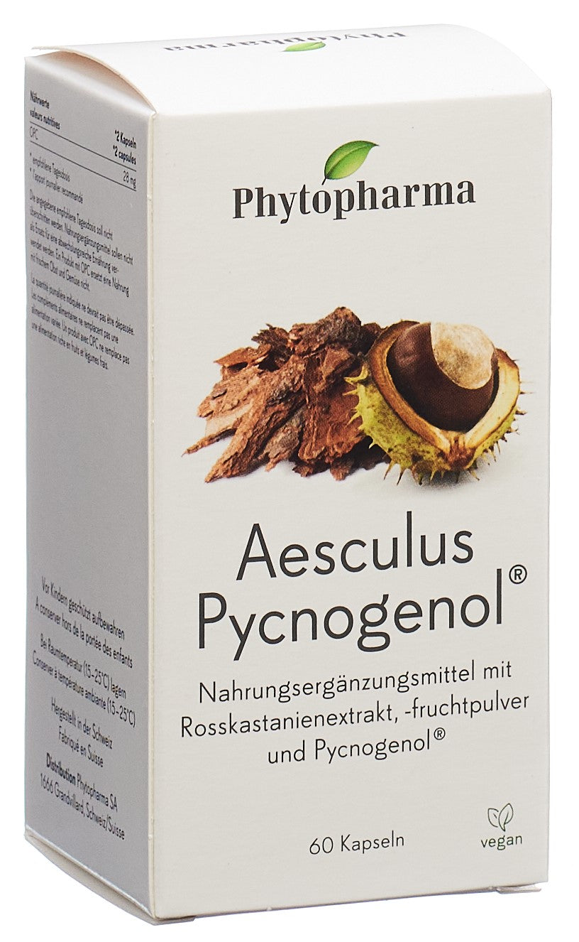 PHYTOPHARMA Aesculus Pycnogenol Kaps