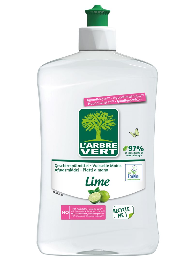 L'ARBRE VERT Geschirrspülmittel Limette