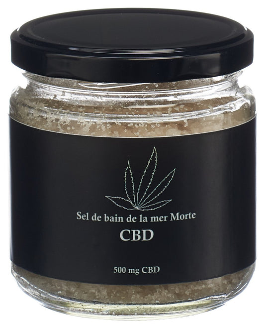 SWISS CANNAMED CBD Badesalz vom Toten Meer