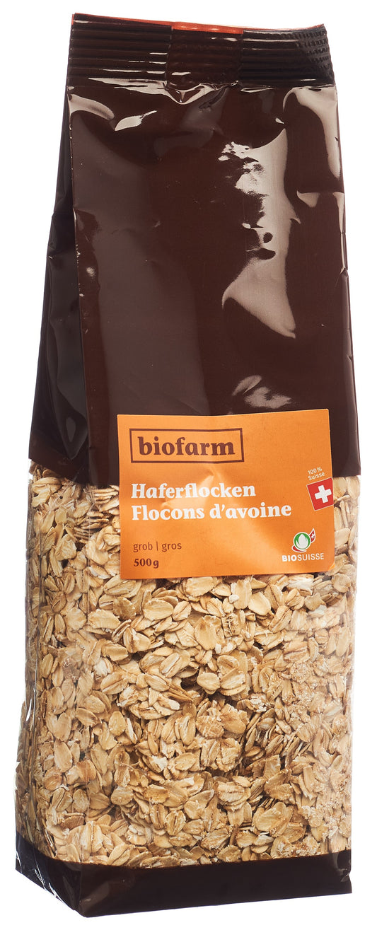 BIOFARM Haferflocken grob Knospe