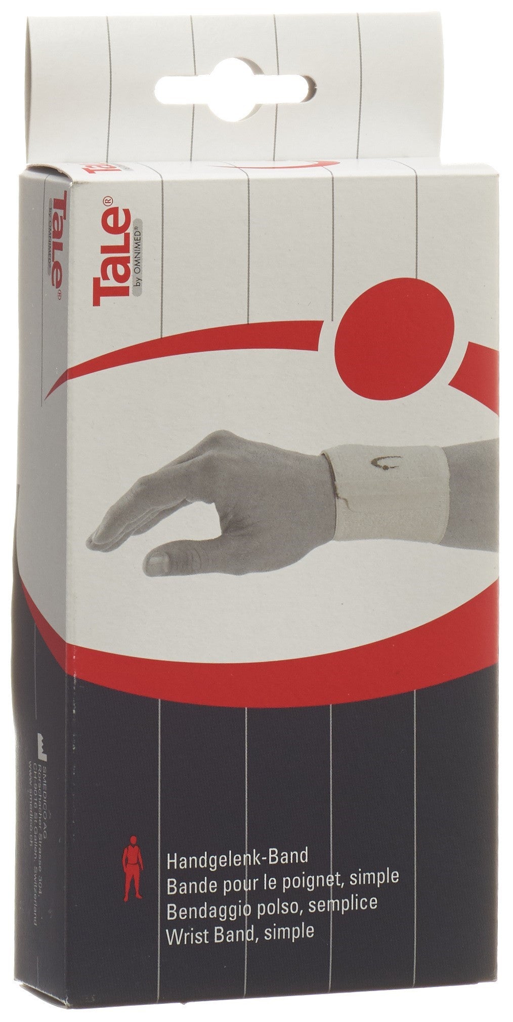 TALE Handgelenk Bandage Velcro 7.5cm weiss