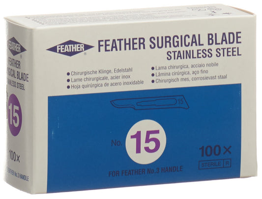 FEATHER Skalpellklingen steril Nr 15
