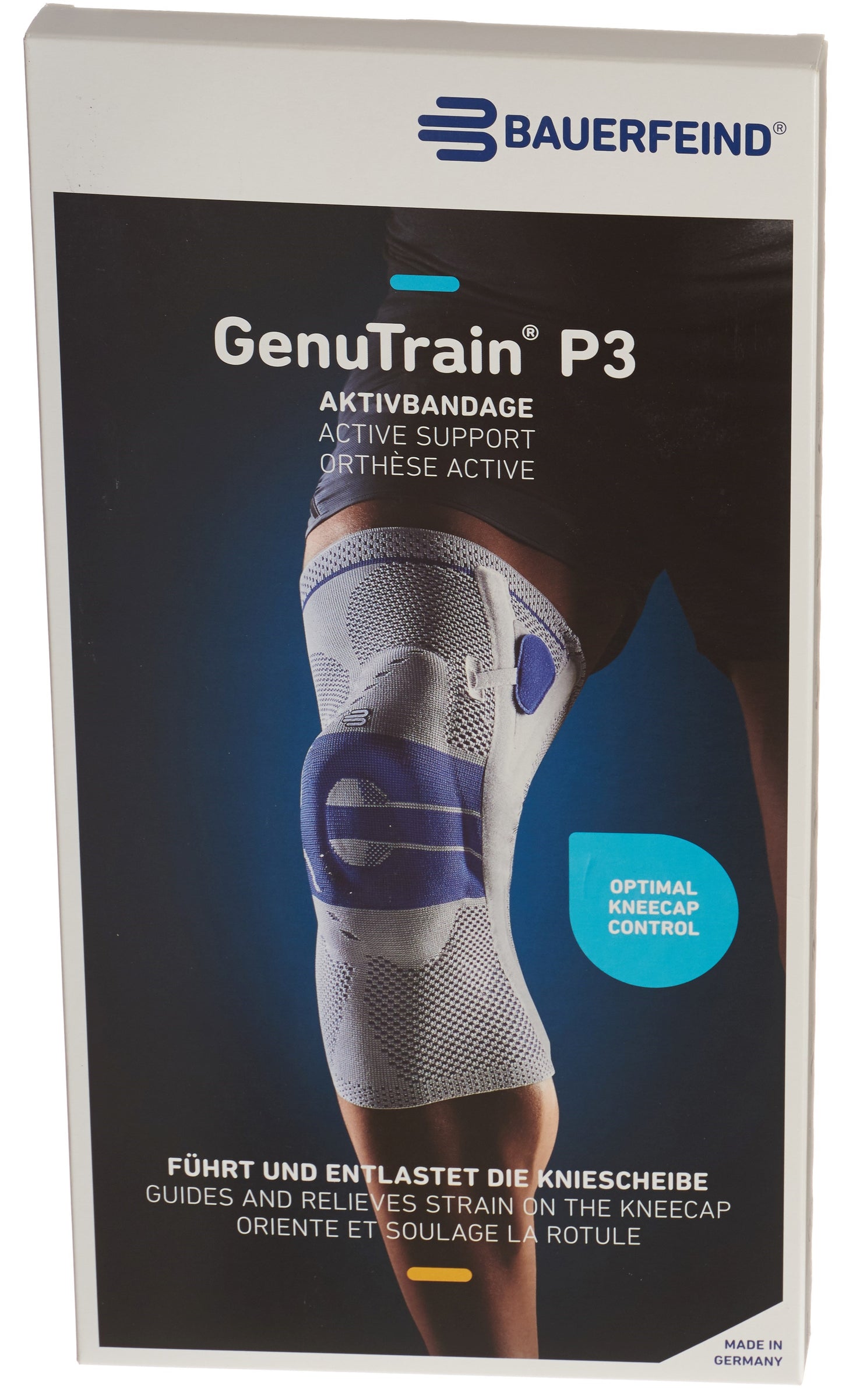 GENUTRAIN P3 Aktivbandage Gr4 links titan