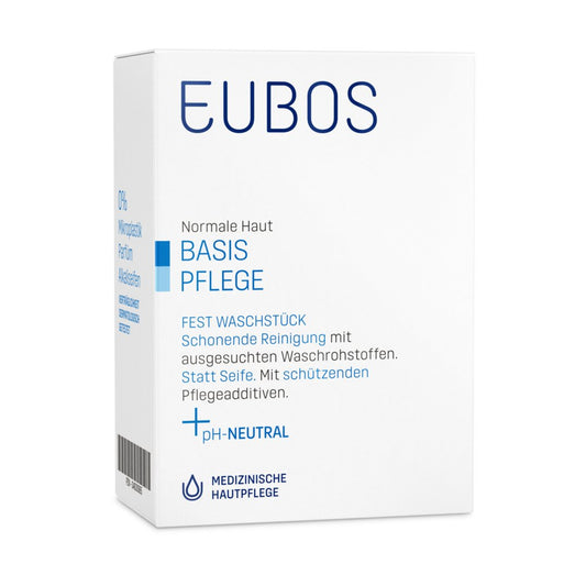 EUBOS Seife fest unparfümiert blau (neu)