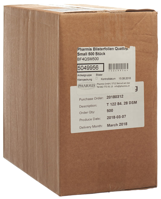 PHARMIS Blisterfolien Quattro Small
