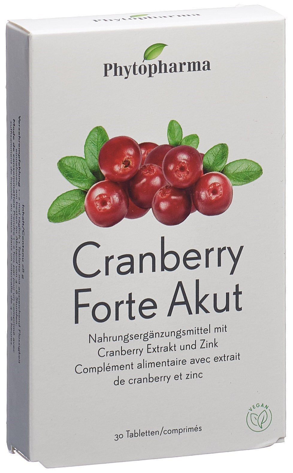 PHYTOPHARMA Cranberry Forte Akut Tabl