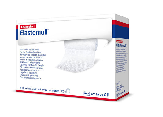 ELASTOMULL Gazebinde weiss 4mx4cm
