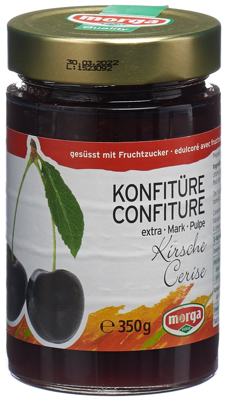 MORGA Konfitüre Kirschen schwarz Fruchtz