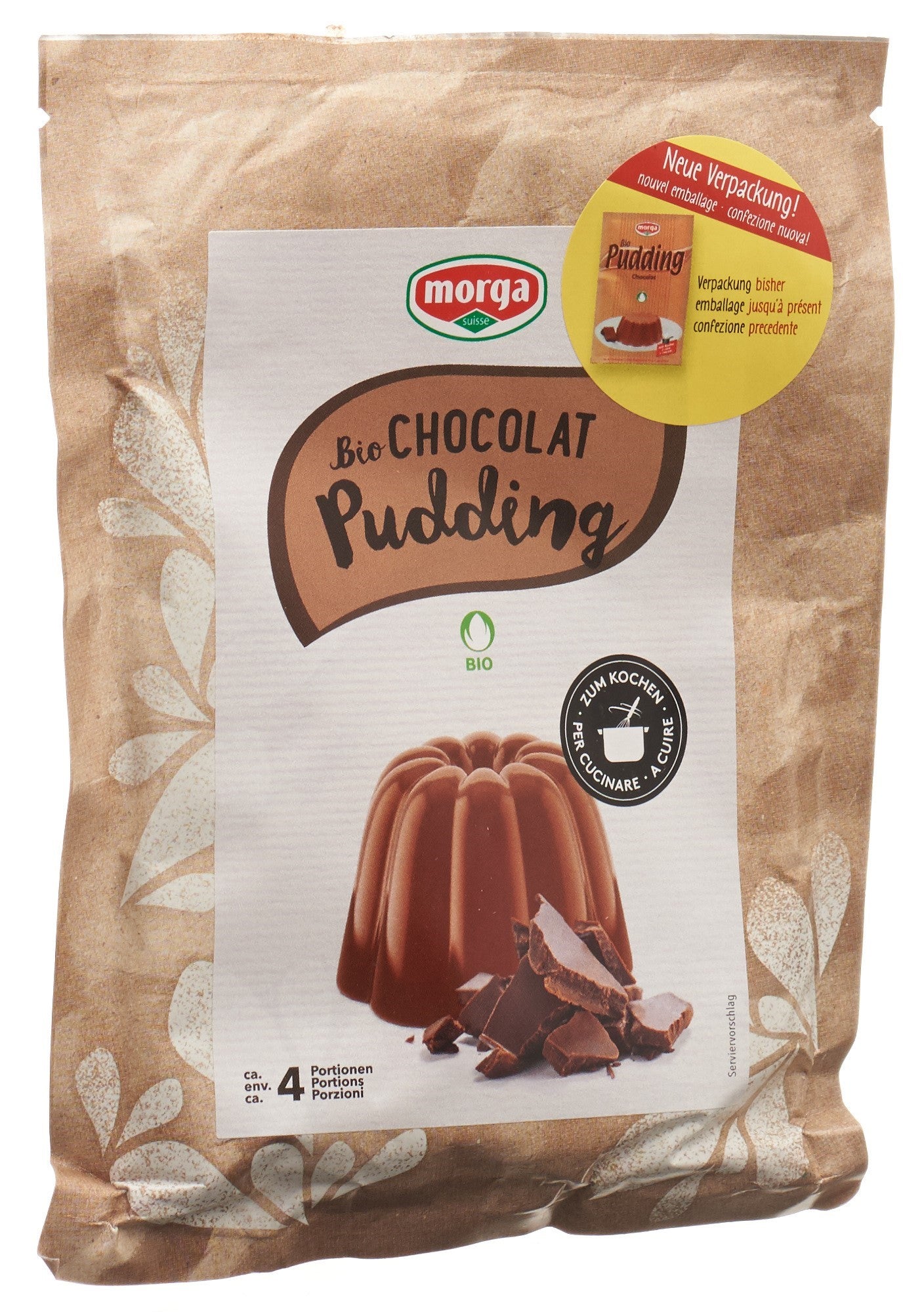 MORGA Pudding Chocolat Bio