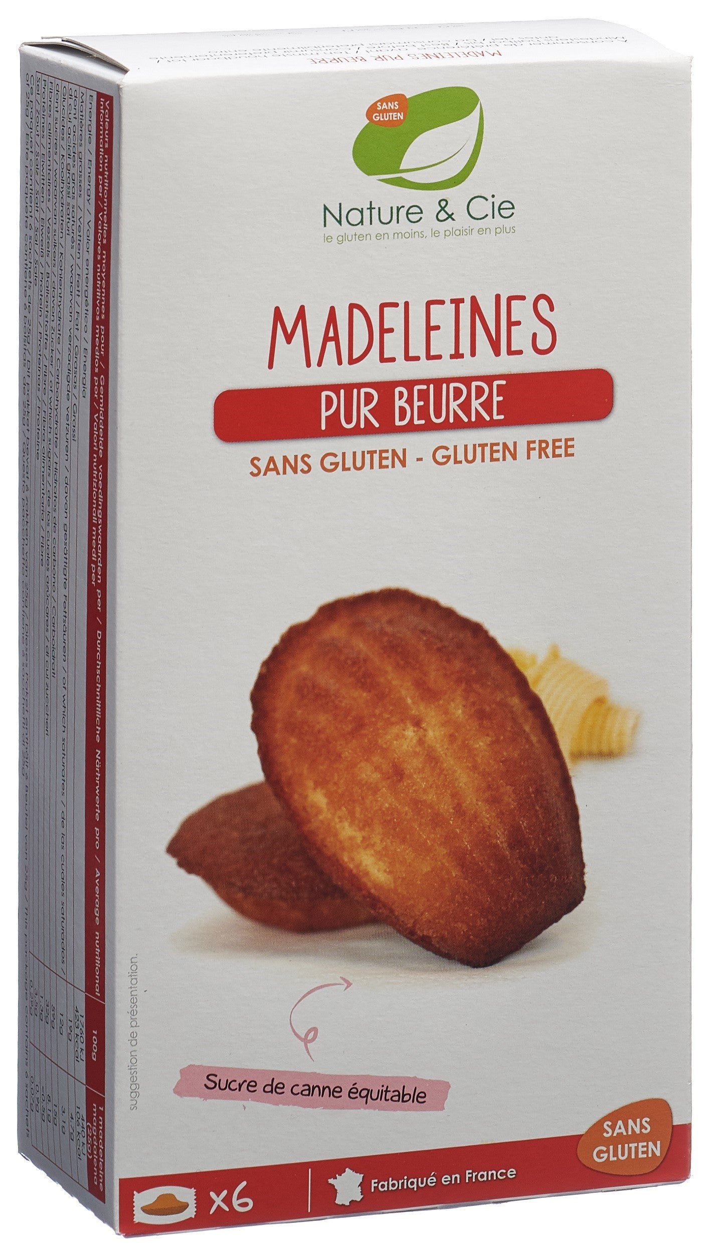 NATURE&CIE Madeleines Butter glutenfrei