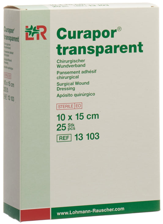 CURAPOR Wundverband 10x15cm transparent