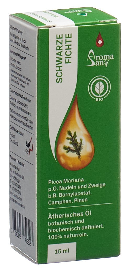 AROMASAN Schw Fichte Nadel Äth/Öl Schachtel