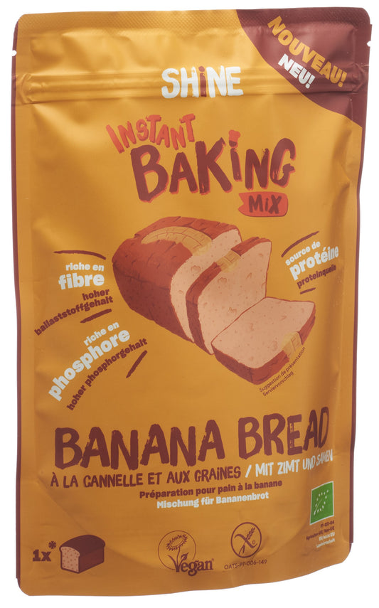 SHINE Instant Baking Mix Banana Bread BIO