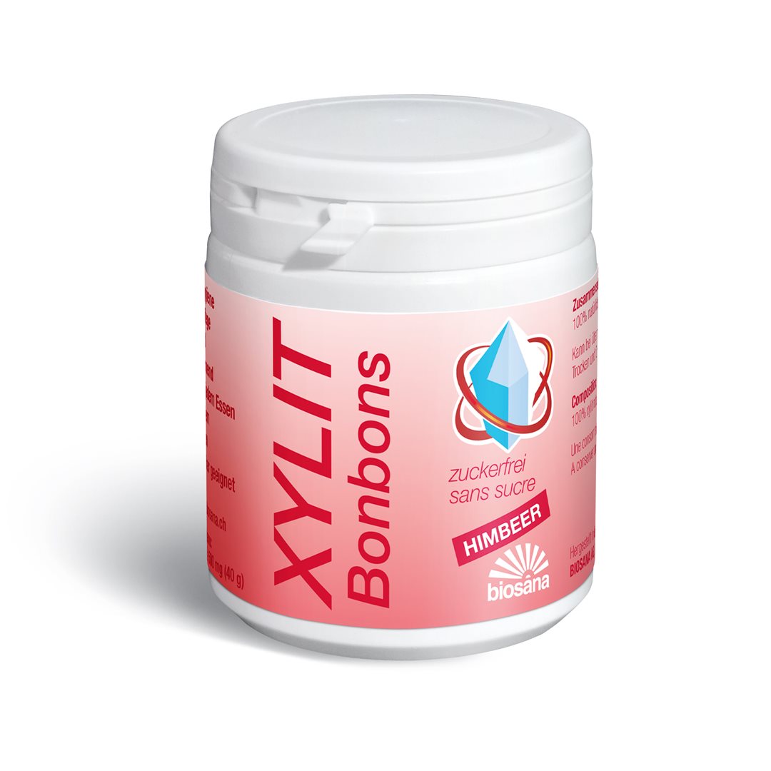BIOSANA Xylit Bonbons Himbeer
