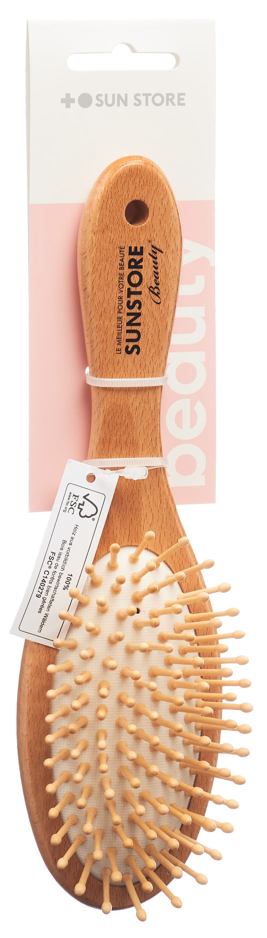 SUN STORE Beauty Holzbürste gross oval Buchenh