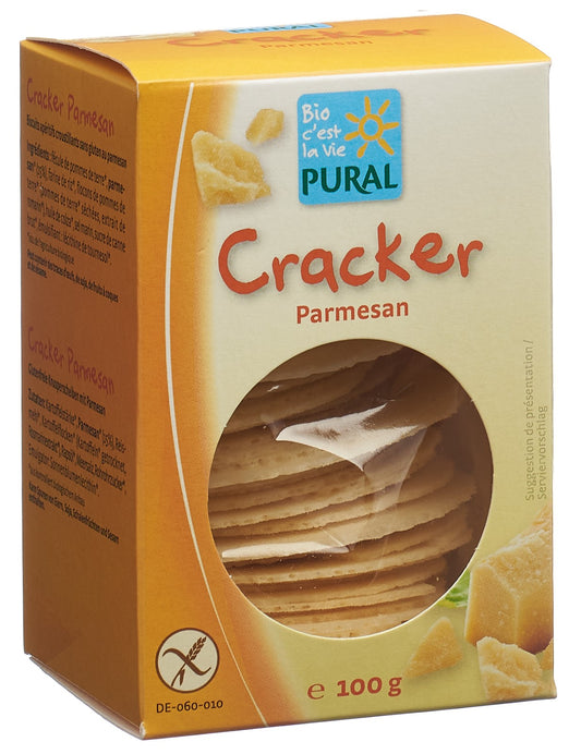 PURAL Cräcker Parmesan glutenfrei Bio
