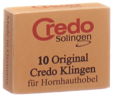 CREDO Ersatzklingen Hornhauthobel Schachtel