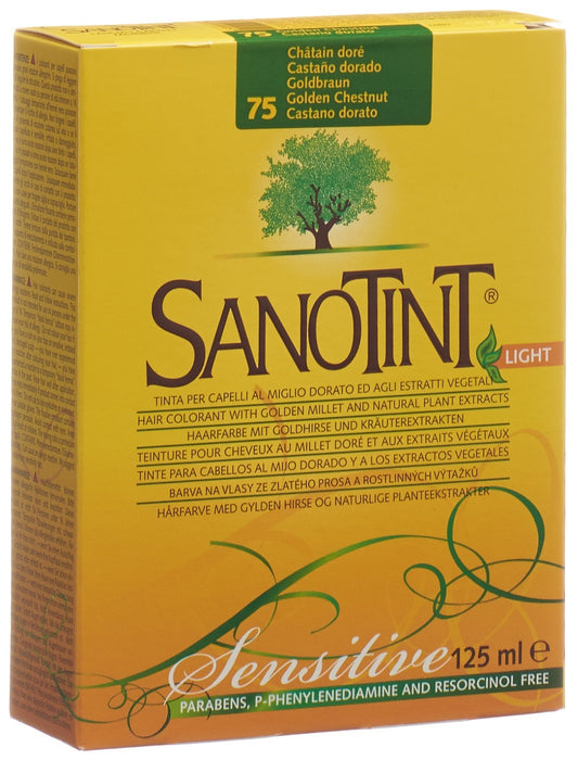 SANOTINT Sensitive Haarfarbe 75 goldbraun
