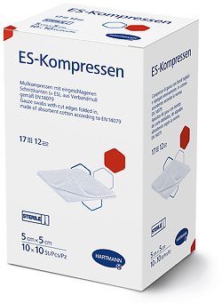 HARTMANN ES-Kompresse 5x5cm 12f st